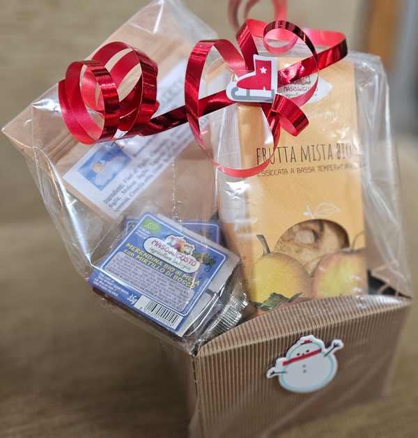 Cesto Natale Frutta Secca Bio